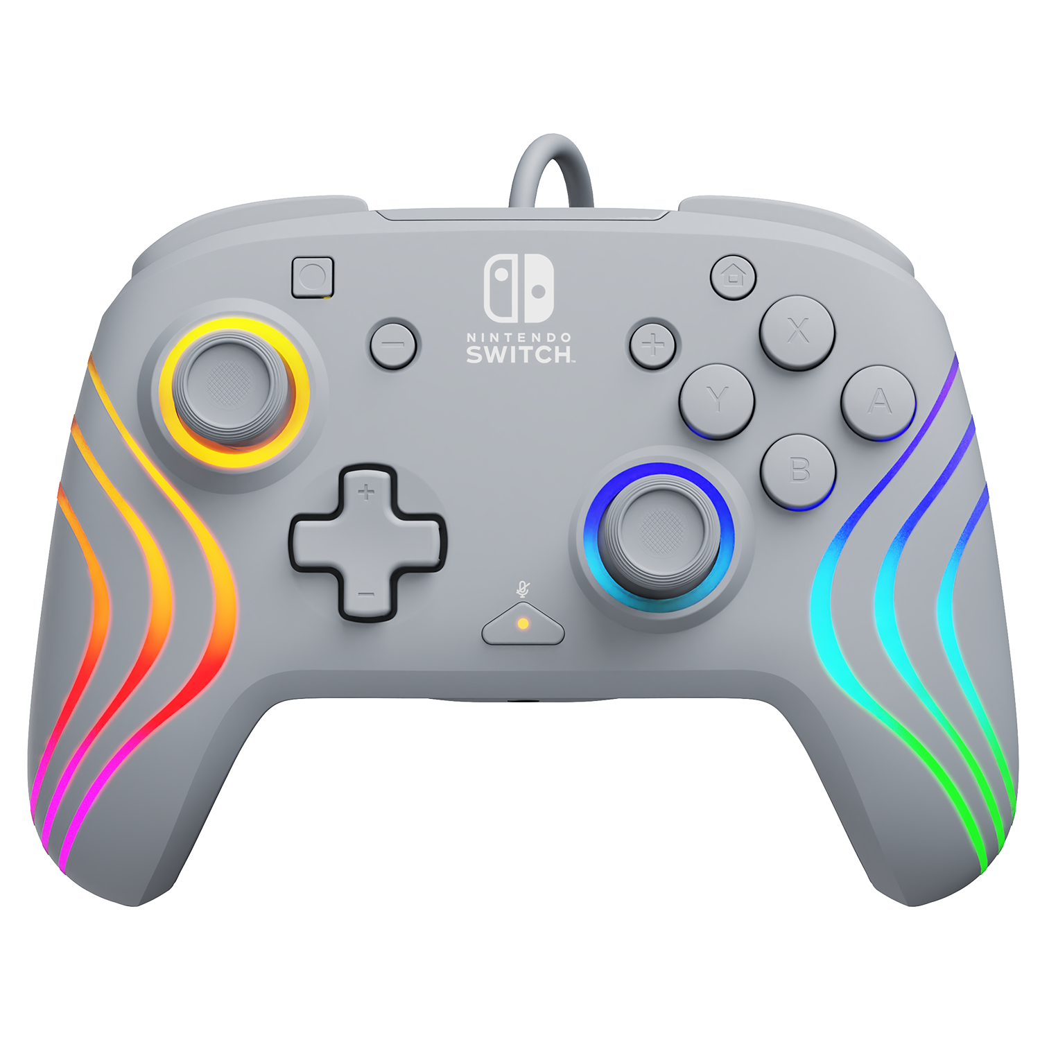 Nintendo Switch Grey Afterglow Wave Wired Controller