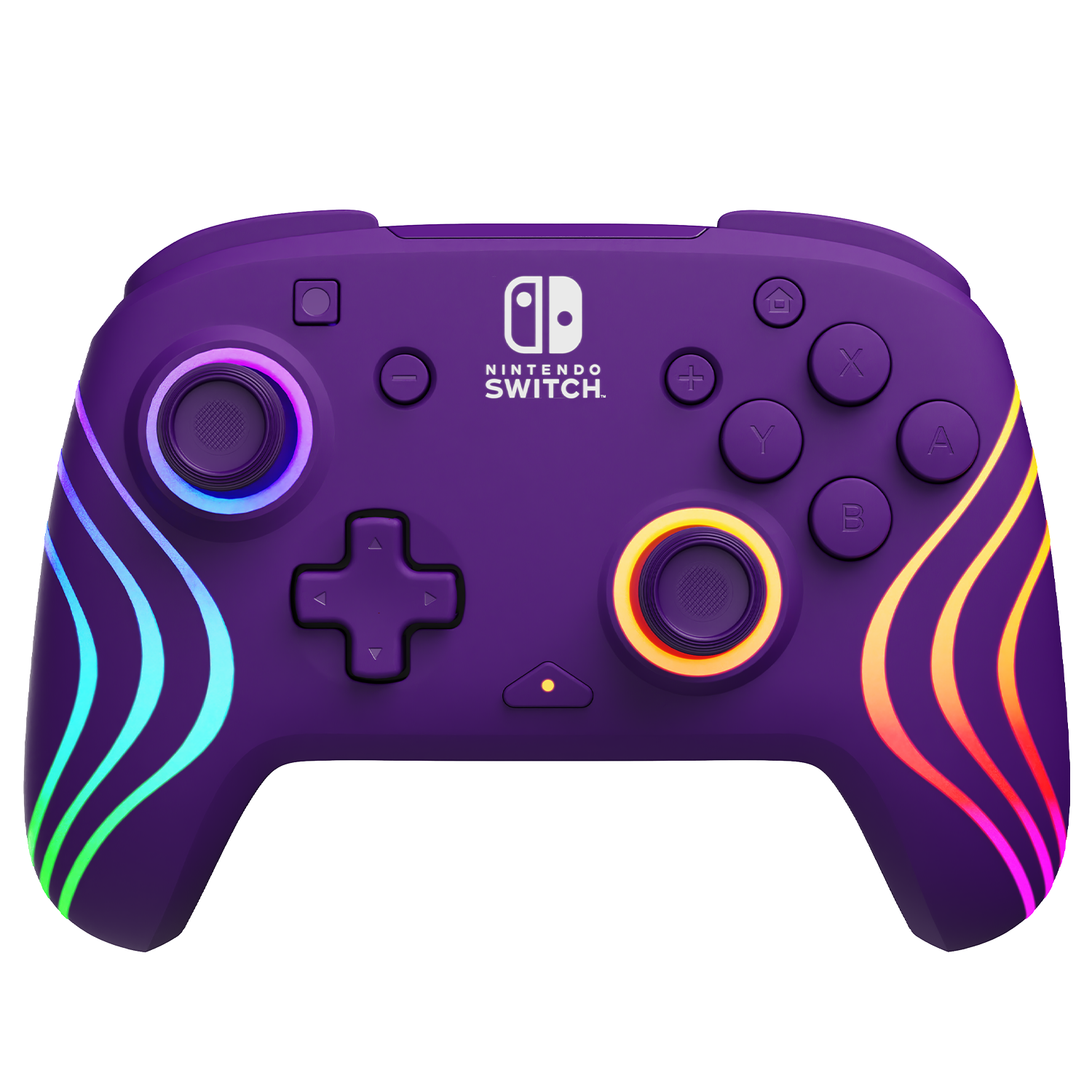 Nintendo Switch Purple Afterglow Wave Wireless Controller