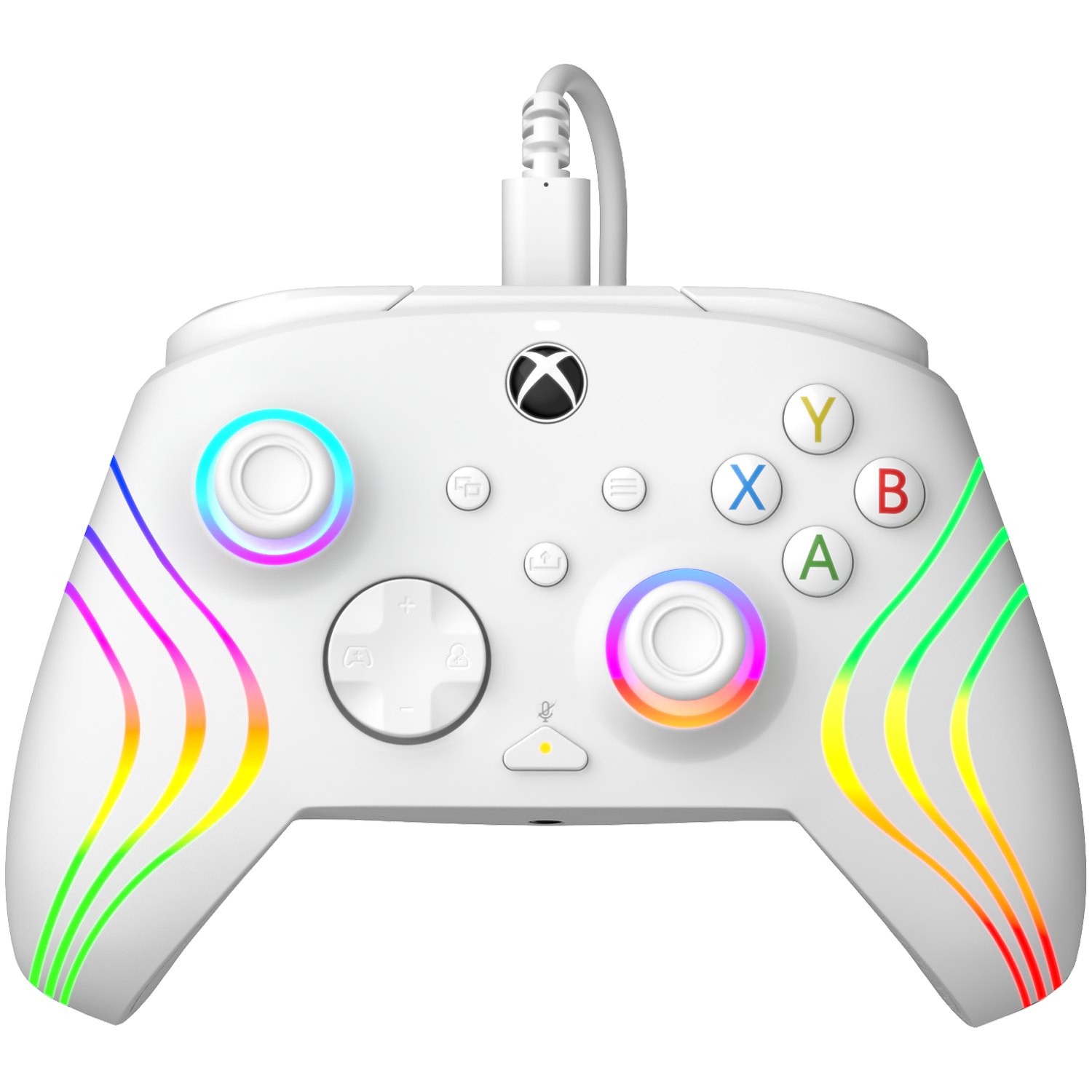 Xbox Series X|S & PC White Afterglow Wave Controller