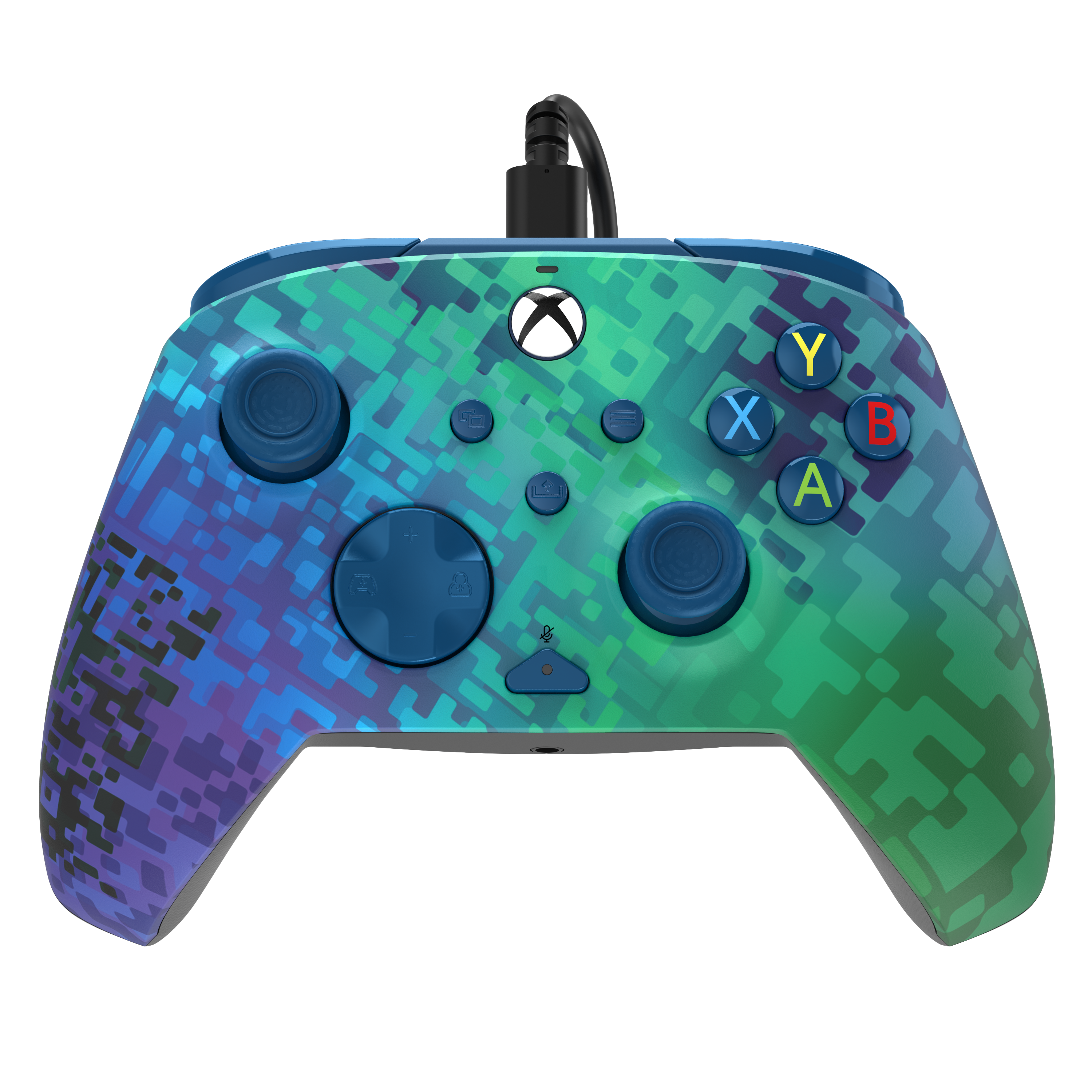 Xbox Series XS & PC Glitch Green REMATCH Controller by PDP