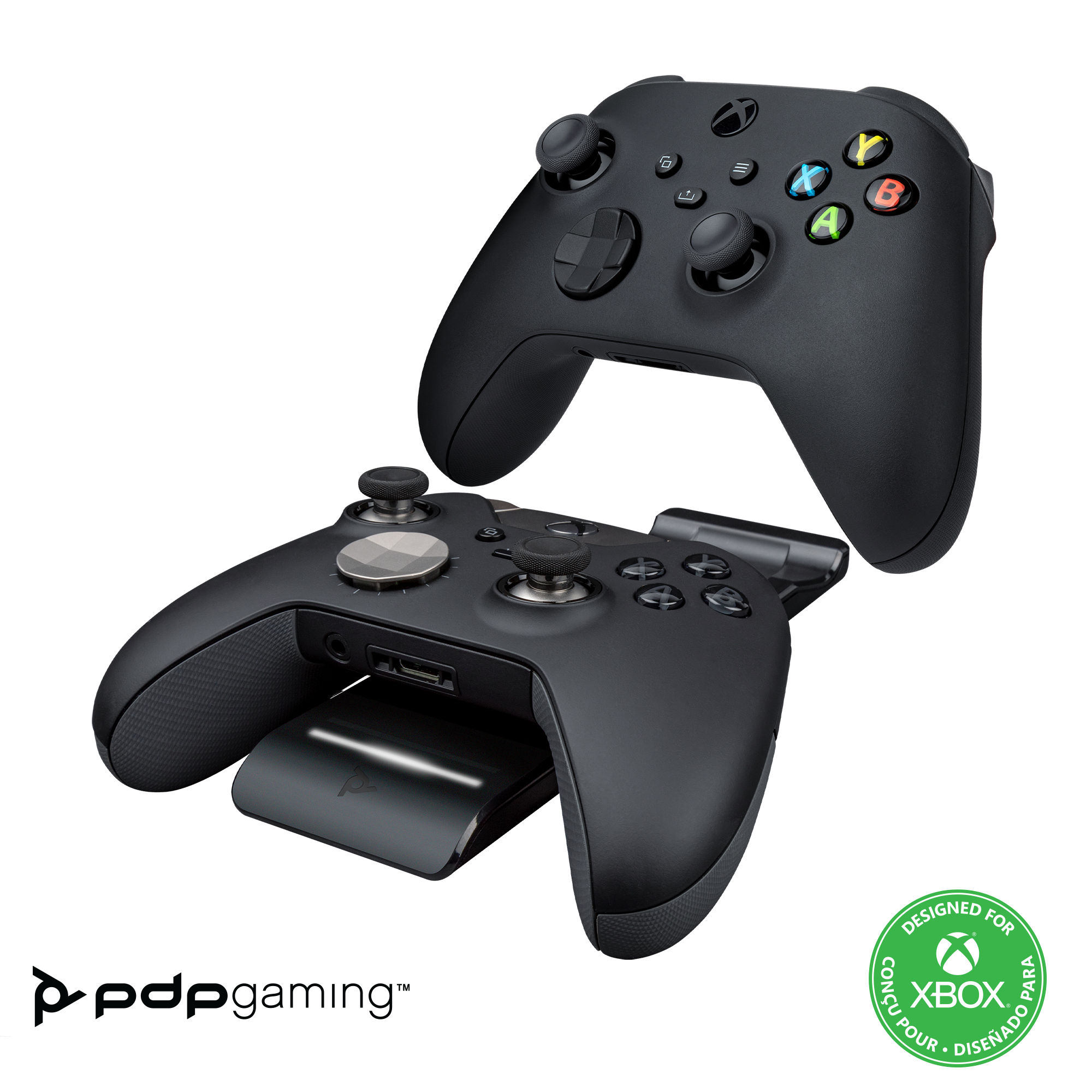 Mando Xbox Series X Wireless Negro + Bateria Recarble Pdp