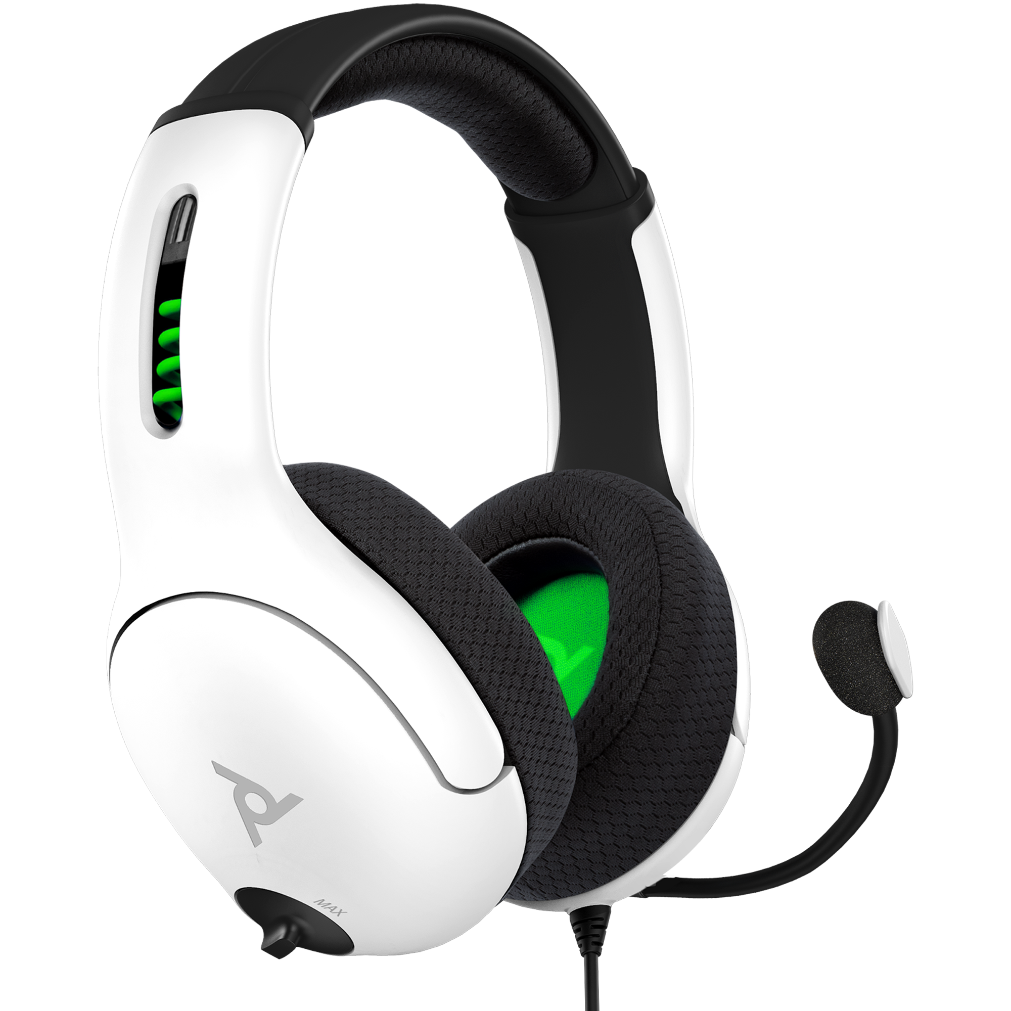 Xbox Series XS & PC White LVL50 Wired Headset by PDP