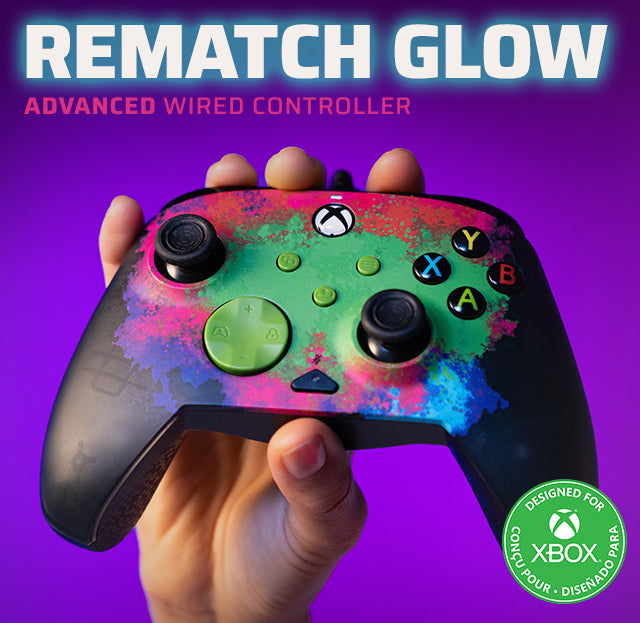 Xbox Series X|S & PC Space Dust REMATCH GLOW Advanced Wired Controller