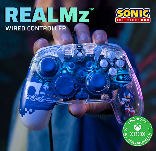 Nintendo Switch Sonic Green Hill Zone REALMz™ Wired Controller