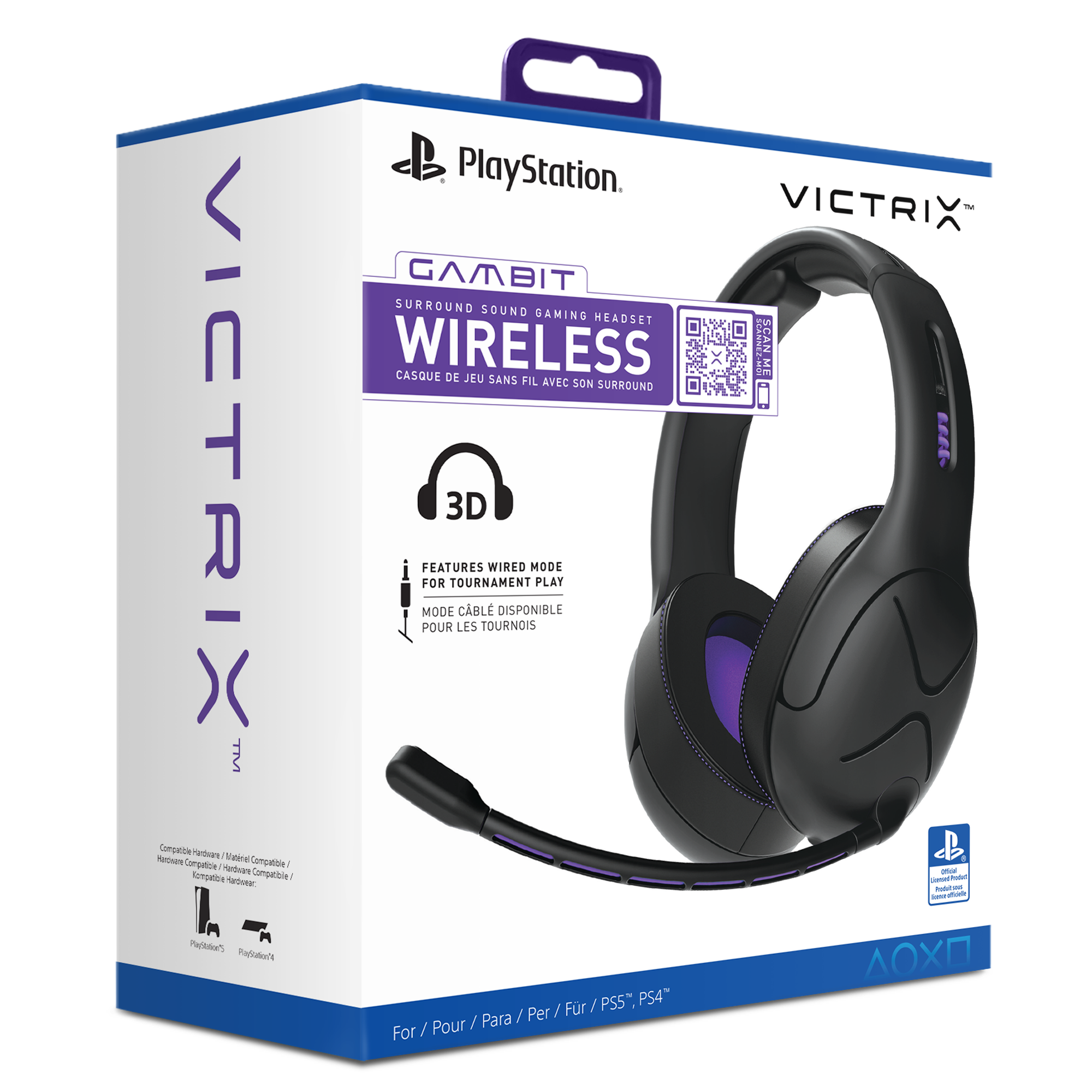 PS5 & PC Victrix Gambit Wireless Headset