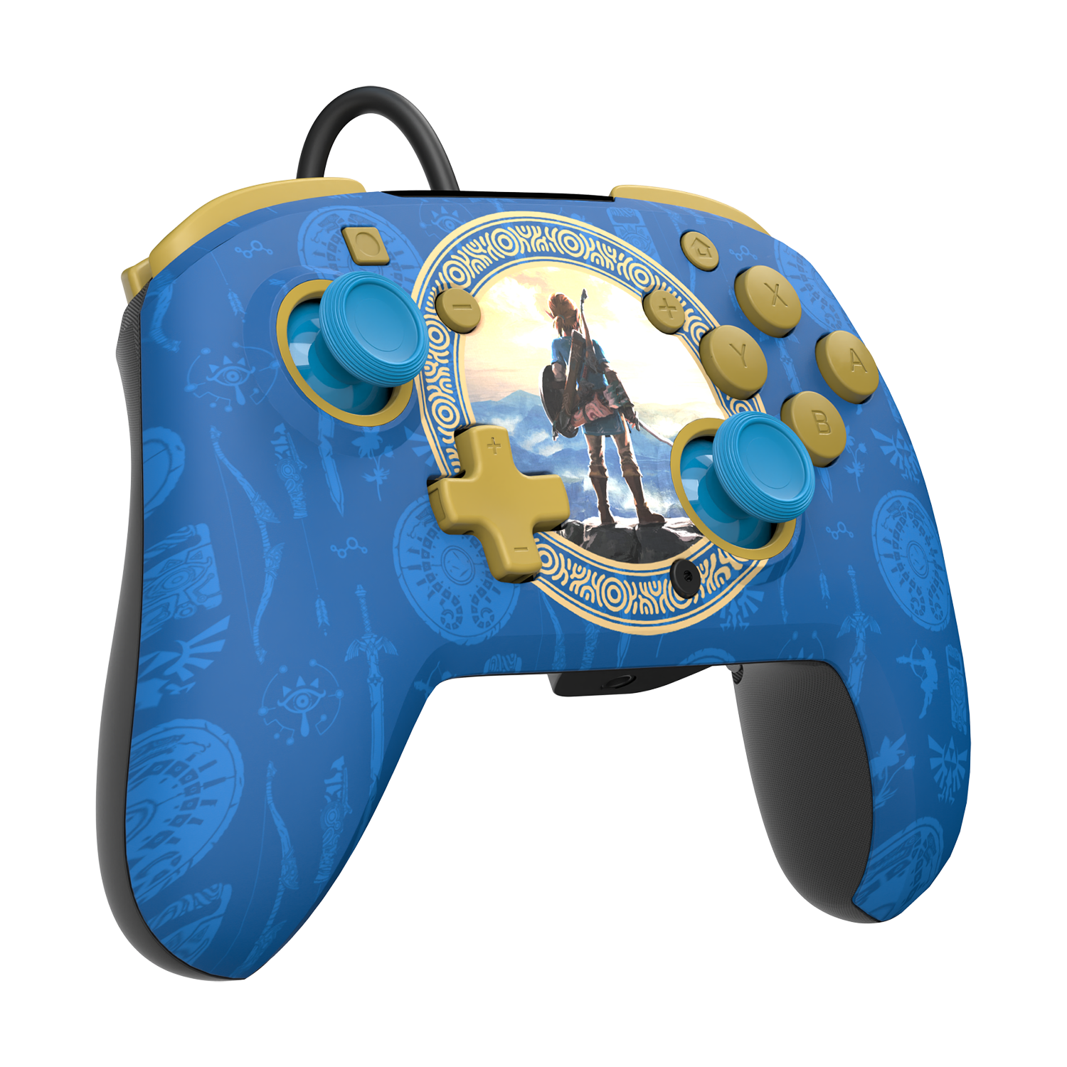 Nintendo Switch Hyrule Blue REMATCH Controller by PDP