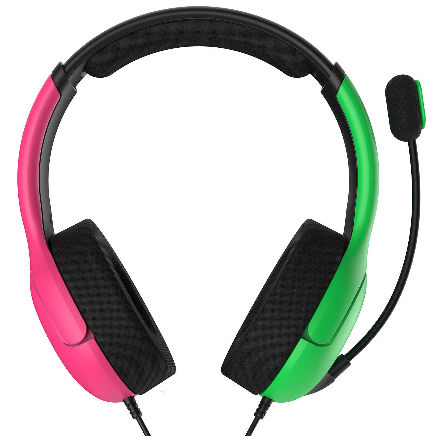 PDP 500-162-PKGR-NA LVL40 Wired Stereo Gaming Headset: Neon Splat
