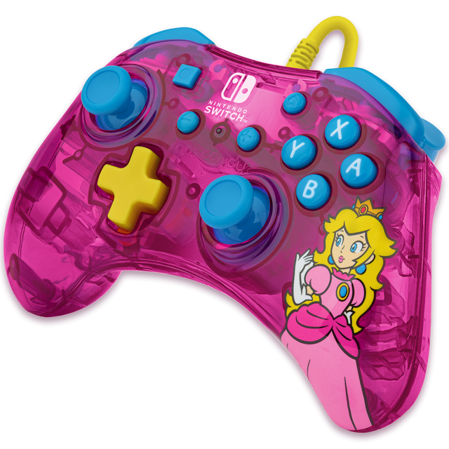 Nintendo Peach ROCK CANDY Controller by PDP