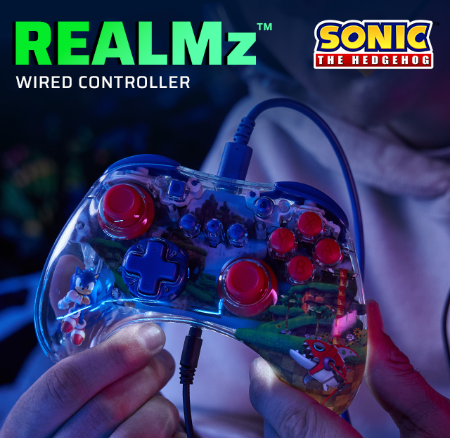 Nintendo Switch Tails Seaside Hill Zone REALMz™ Wireless Controller