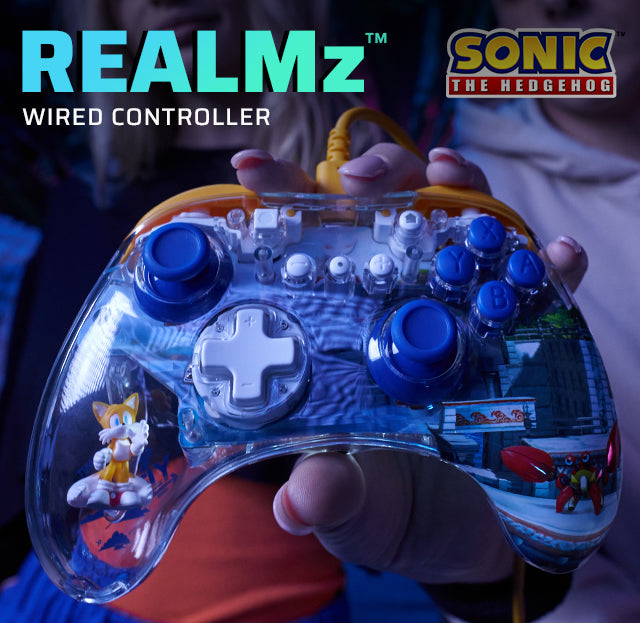 Nintendo Switch Tails Seaside Hill Zone REALMz™ Wired Controller
