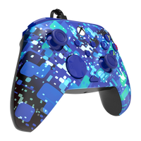 Xbox Series X|S & PC Glitch Blue REMATCH Advanced Wired Controller
