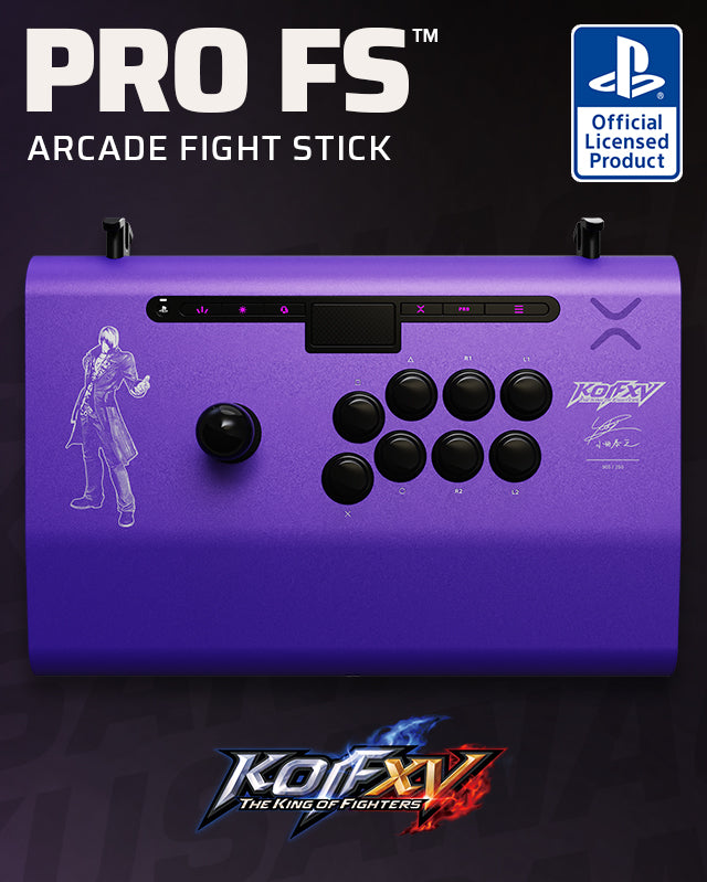 PS5, PS4 & PC Victrix Pro FS Arcade Fight Stick - The King of Fighters: Iori