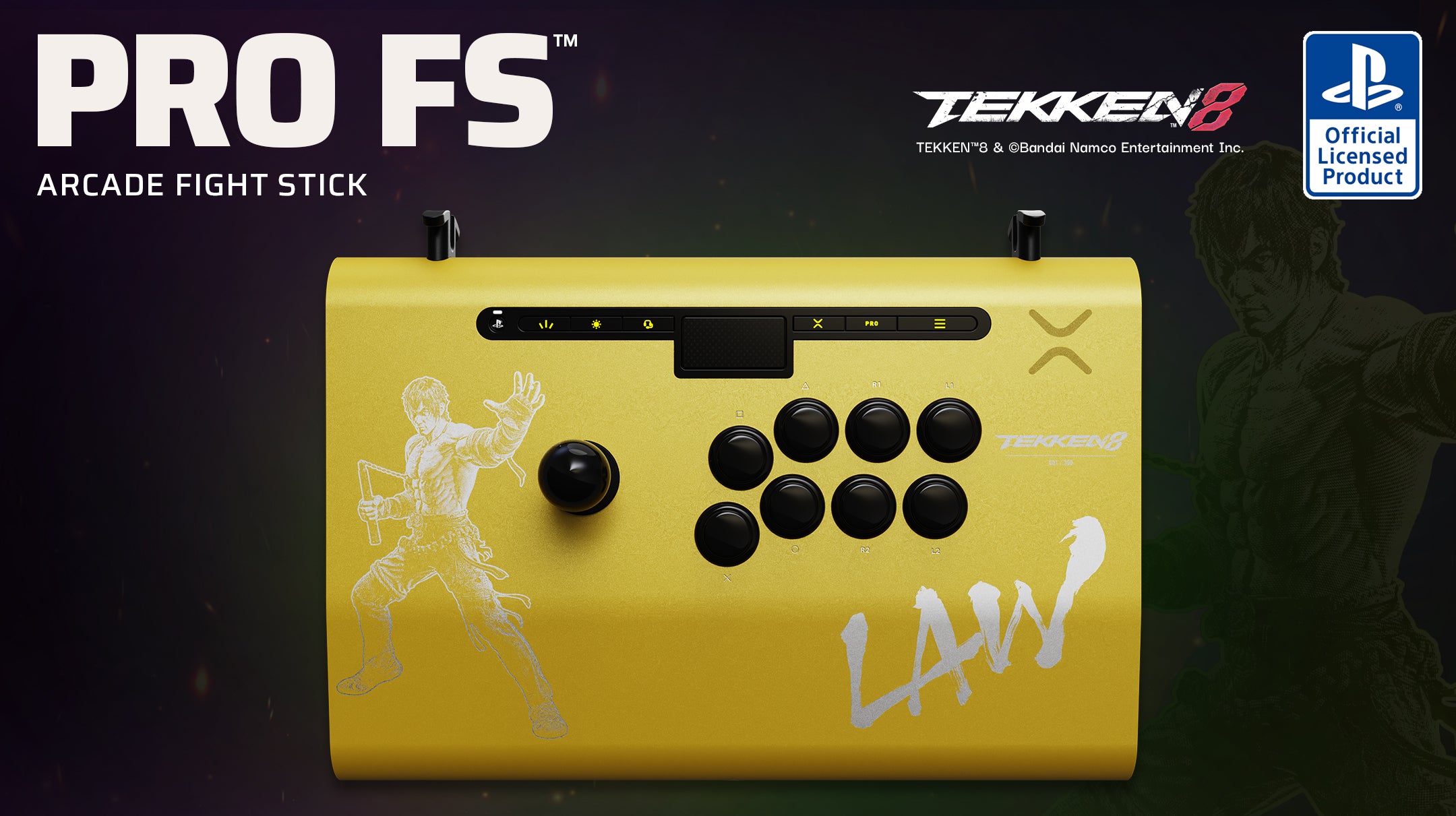 PS5, PS4 & PC TEKKEN 8 Victrix Pro FS Arcade Fight Stick: Law