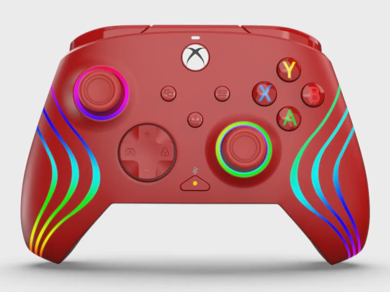 Xbox Series X|S & PC Red Afterglow Wave Wired Controller