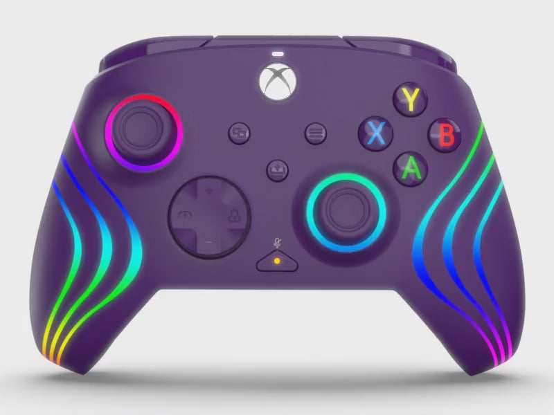 Xbox Series X|S & PC Purple Afterglow Wave Wired Controller