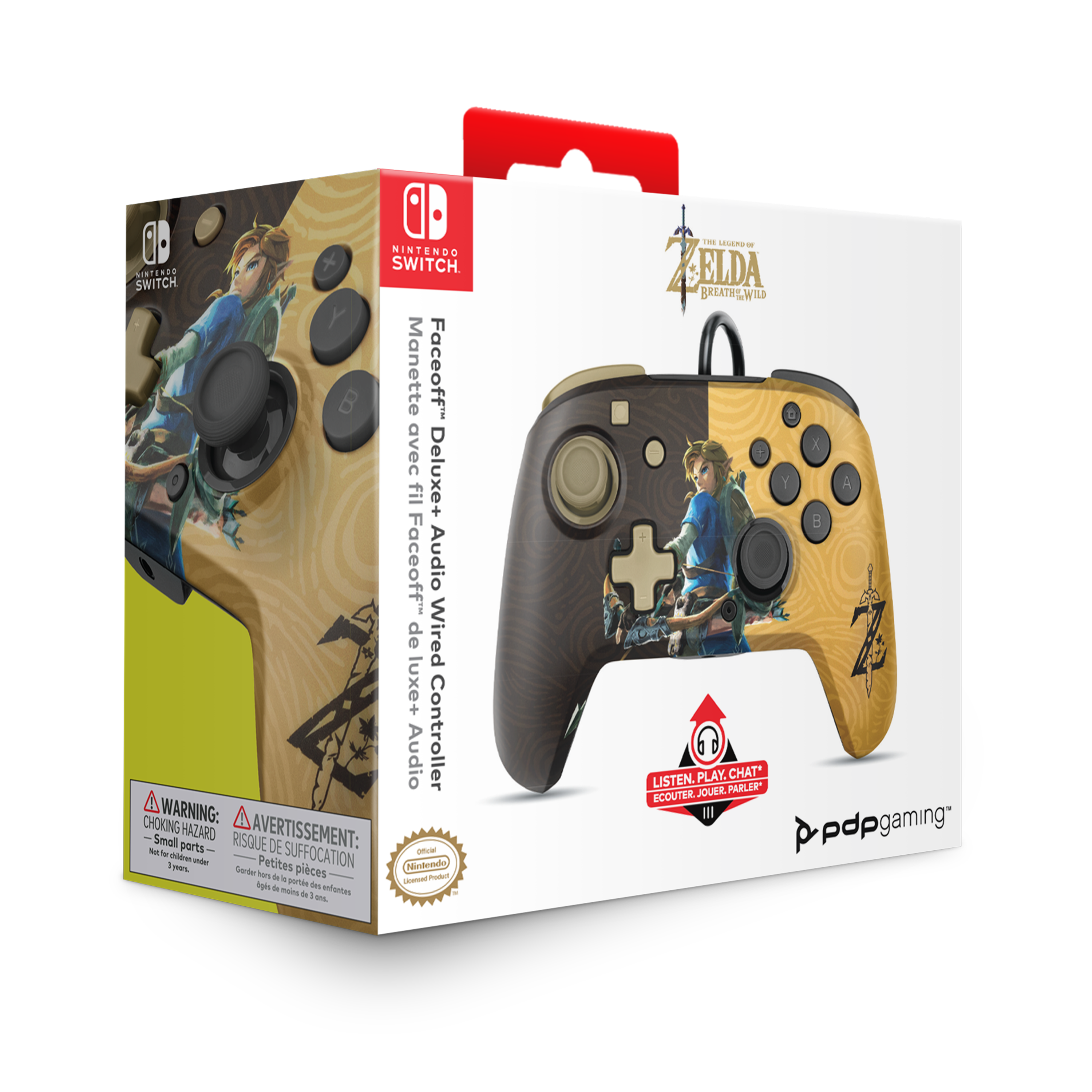 Nintendo Switch Zelda Breath of the Wild REMATCH Controller by PDP