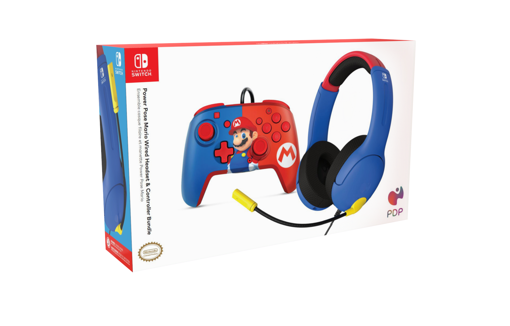 PDP Airlite Wired Gaming Headset for Nintendo Switch - Blue/Red – Habitat  Metro Denver ReStore